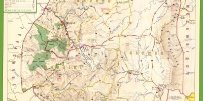 Žemėlapis Svazilandas išsamiai